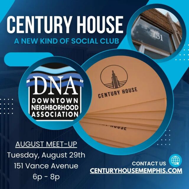 Join us at the Century House August 29th for fun and fellowship!